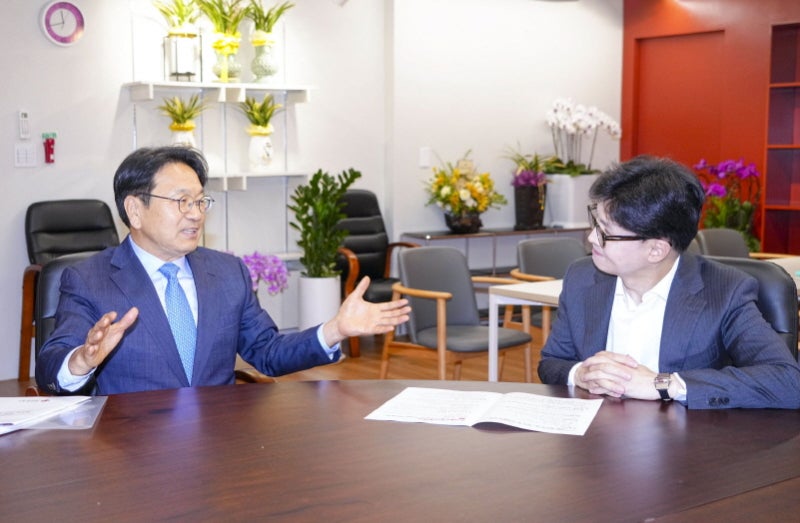 강기정 <b>광주시장</b>, 한동훈 <b>국민의힘</b> 대표 면담