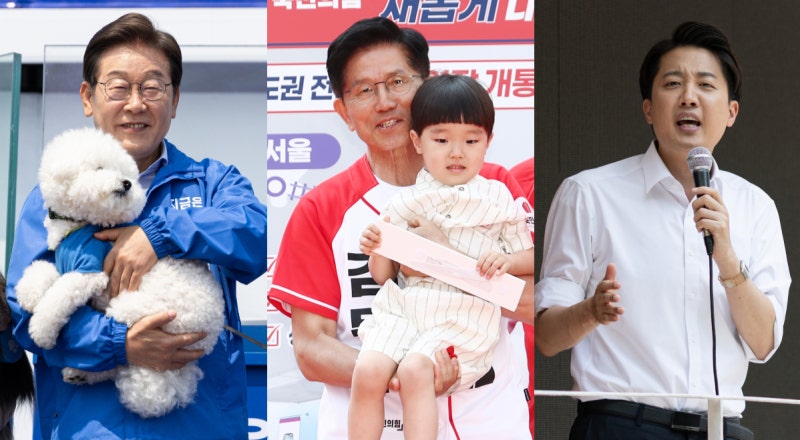 대선 유세 피날레… <b>이재명</b> '여의도' 김문수 '광화문' 이준석 '대구'