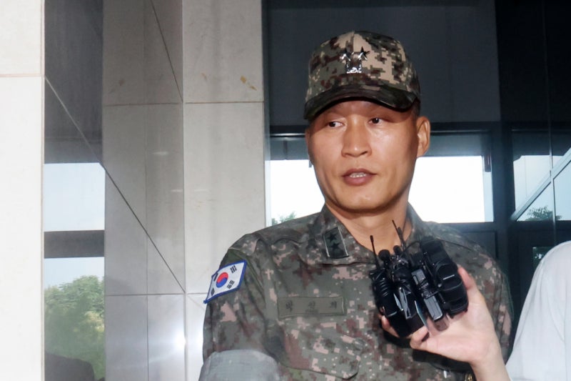 해병<b>특검</b>, <b>박진희</b> 전 군사보좌관 <b>소환</b>… "<b>채상병</b> 명복을 빈다"