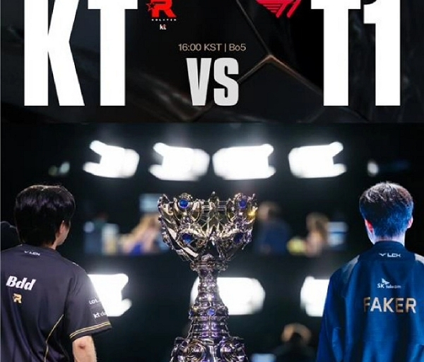 T1·KT '<b>롤드컵</b>' 결승서 맞붙는다… 페이커 3연패 vs 창단 첫 우승
