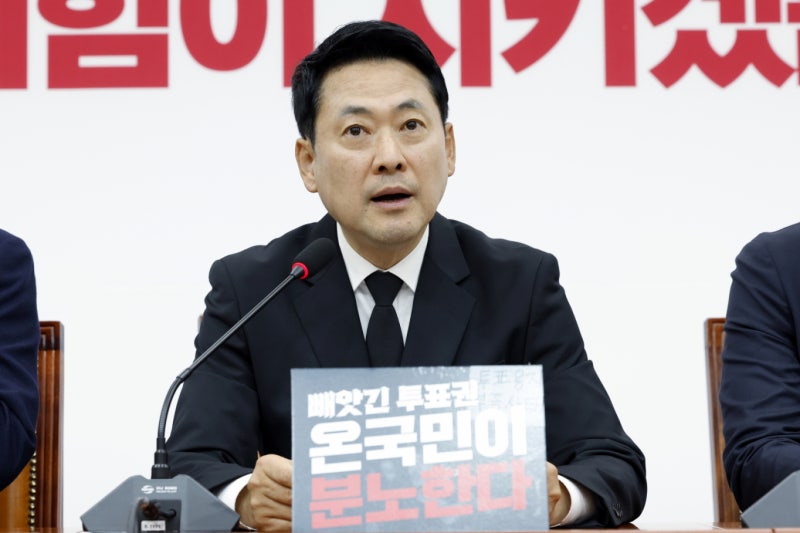 국힘 <b>장동혁</b> "올림픽 공원은 민주주의 성지…<b>재선거</b> 피할 수 없어"