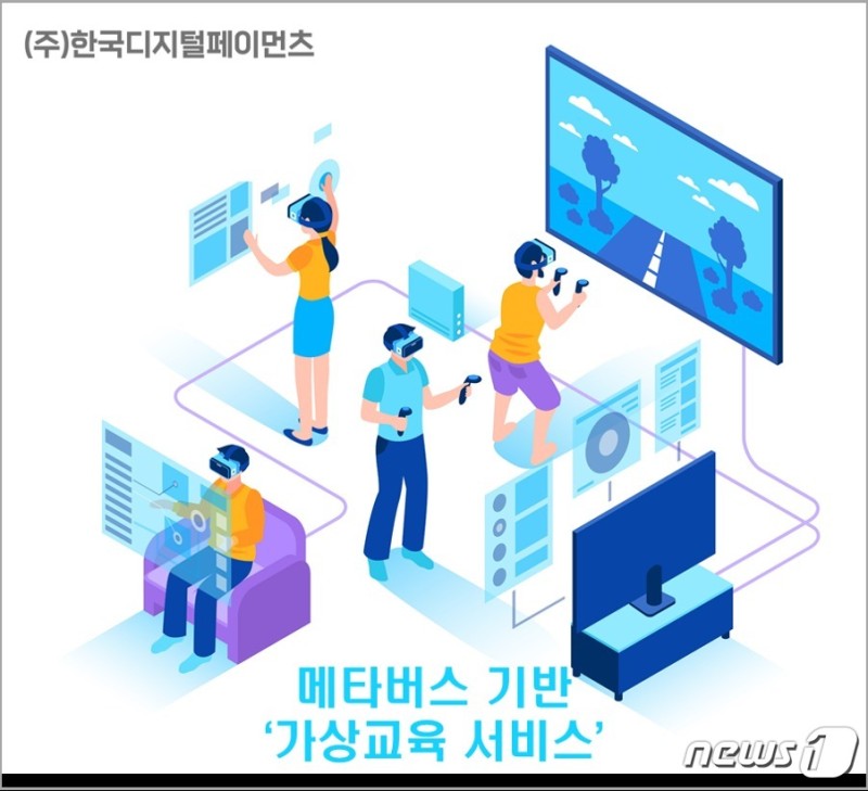 한국디지털페이먼츠, '메타버스 활용 교육플랫폼' 중기부 지원사업 선정