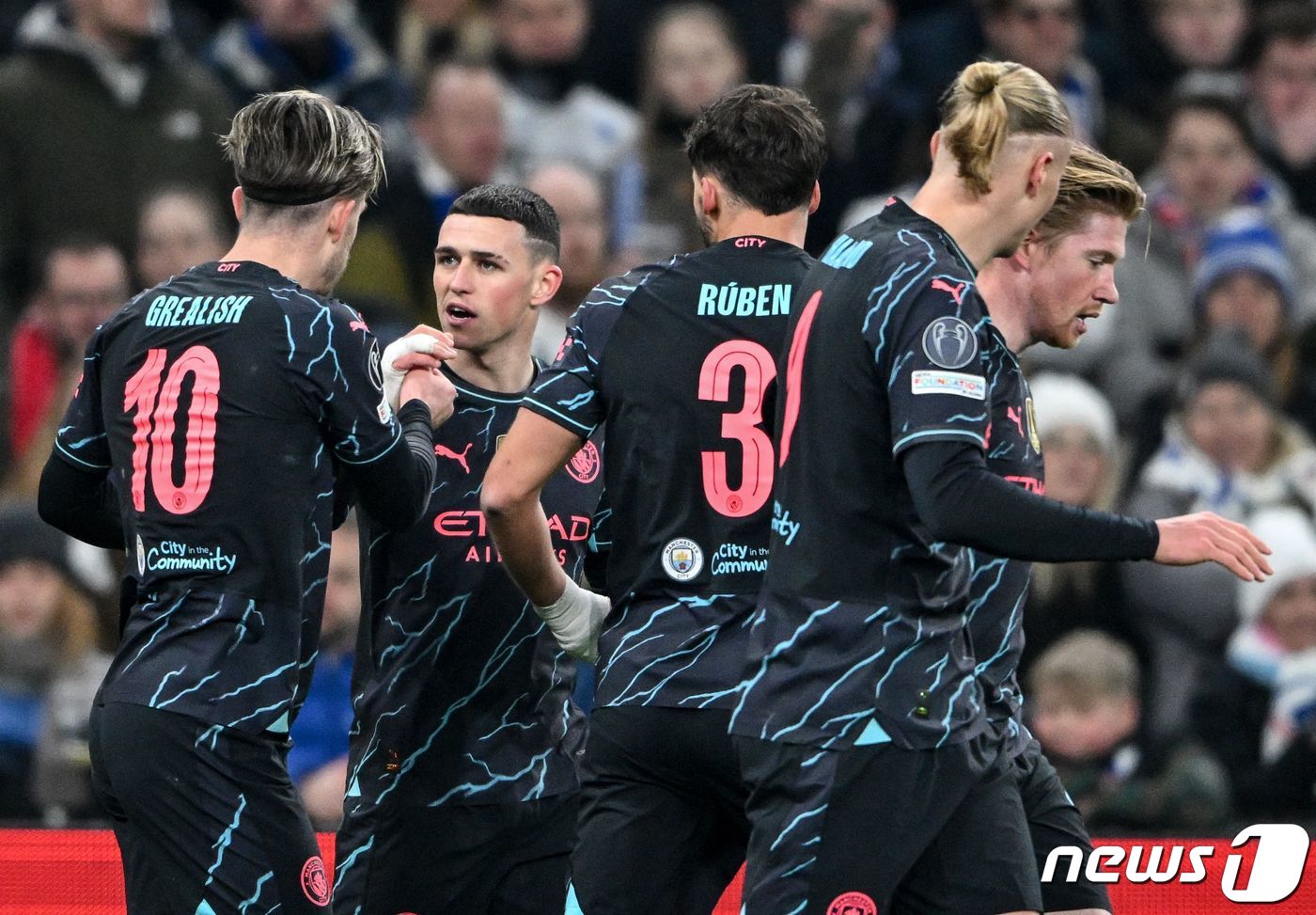 '디펜딩 챔피언' <b>맨시티</b>, UCL <b>16강</b> 1차전서 코펜하임 3-1 제압