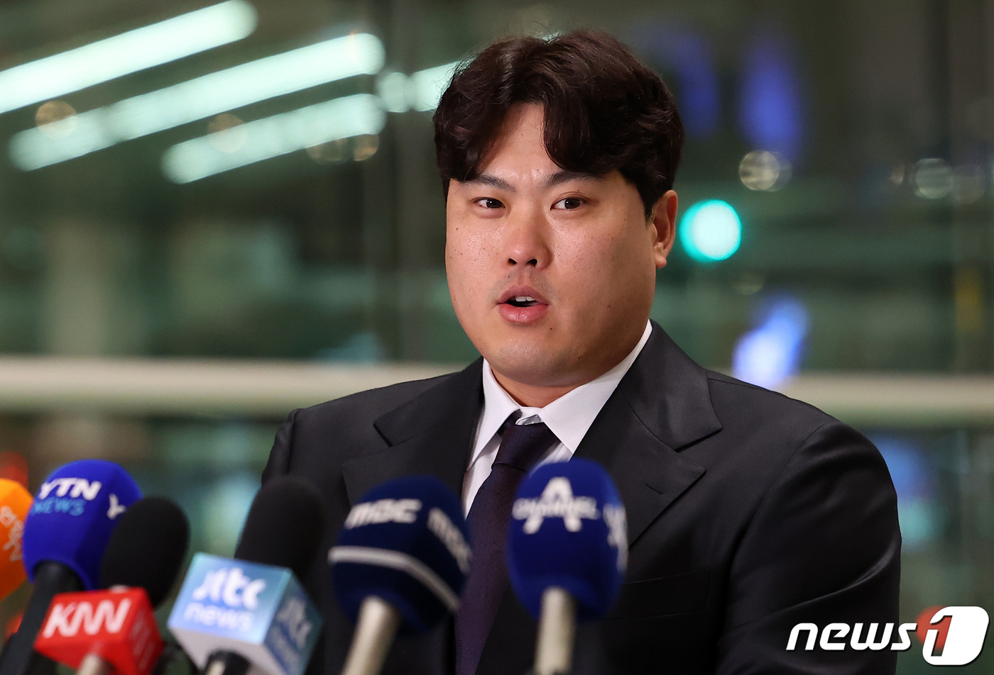 <b>친정팀 복귀</b> 소감 밝히는 <b>류현진</b>