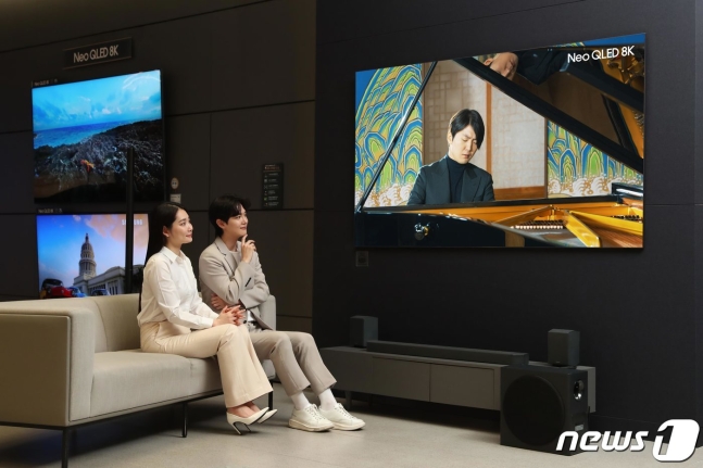 삼성 TV 세계 점유율 16% '1위'…프리미엄TV 삼성·LG 합산 65%