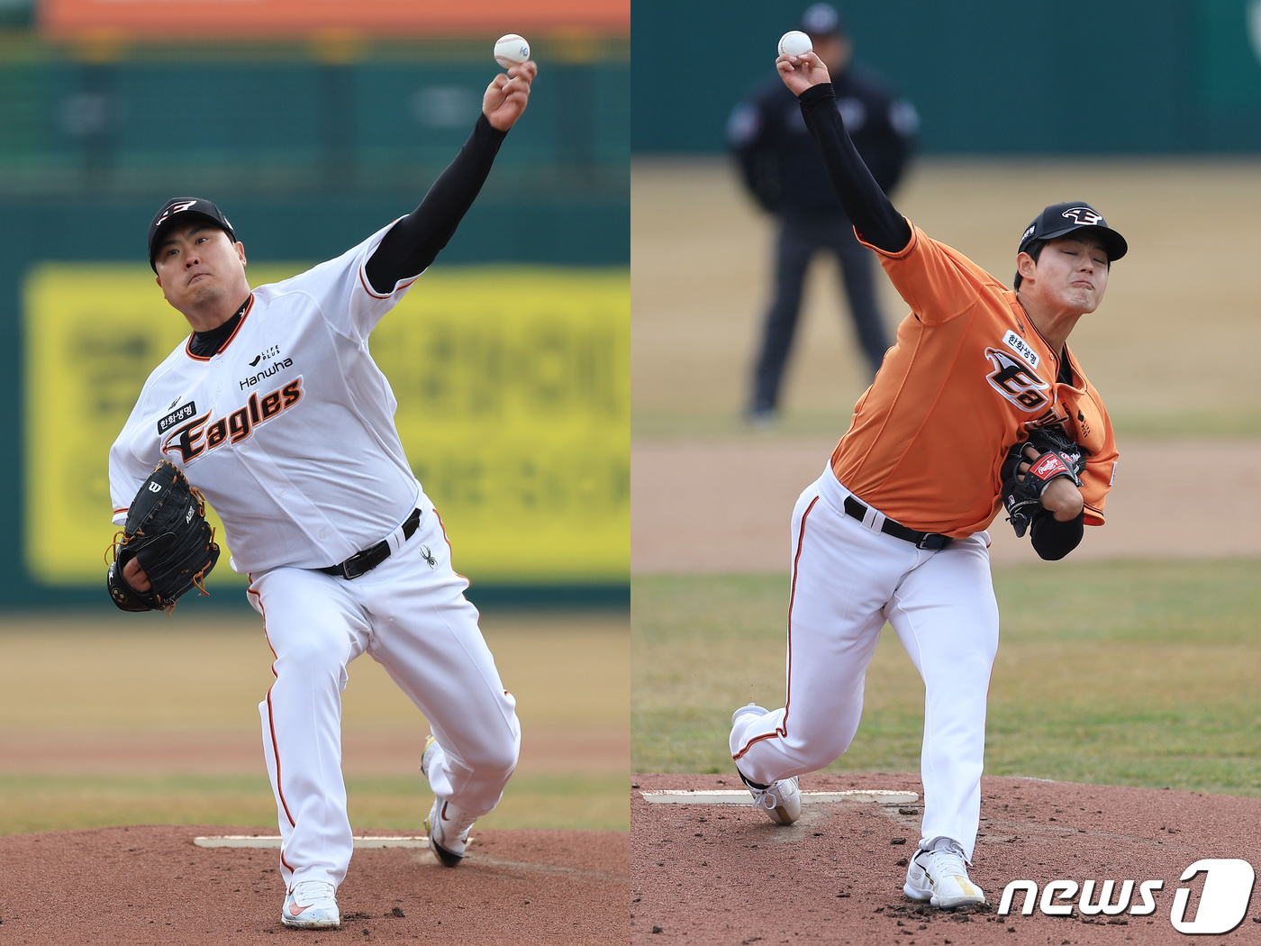 <b>한화</b> 에이스 맞대결…'1실점' <b>류현진</b> vs '무실점' 문동주