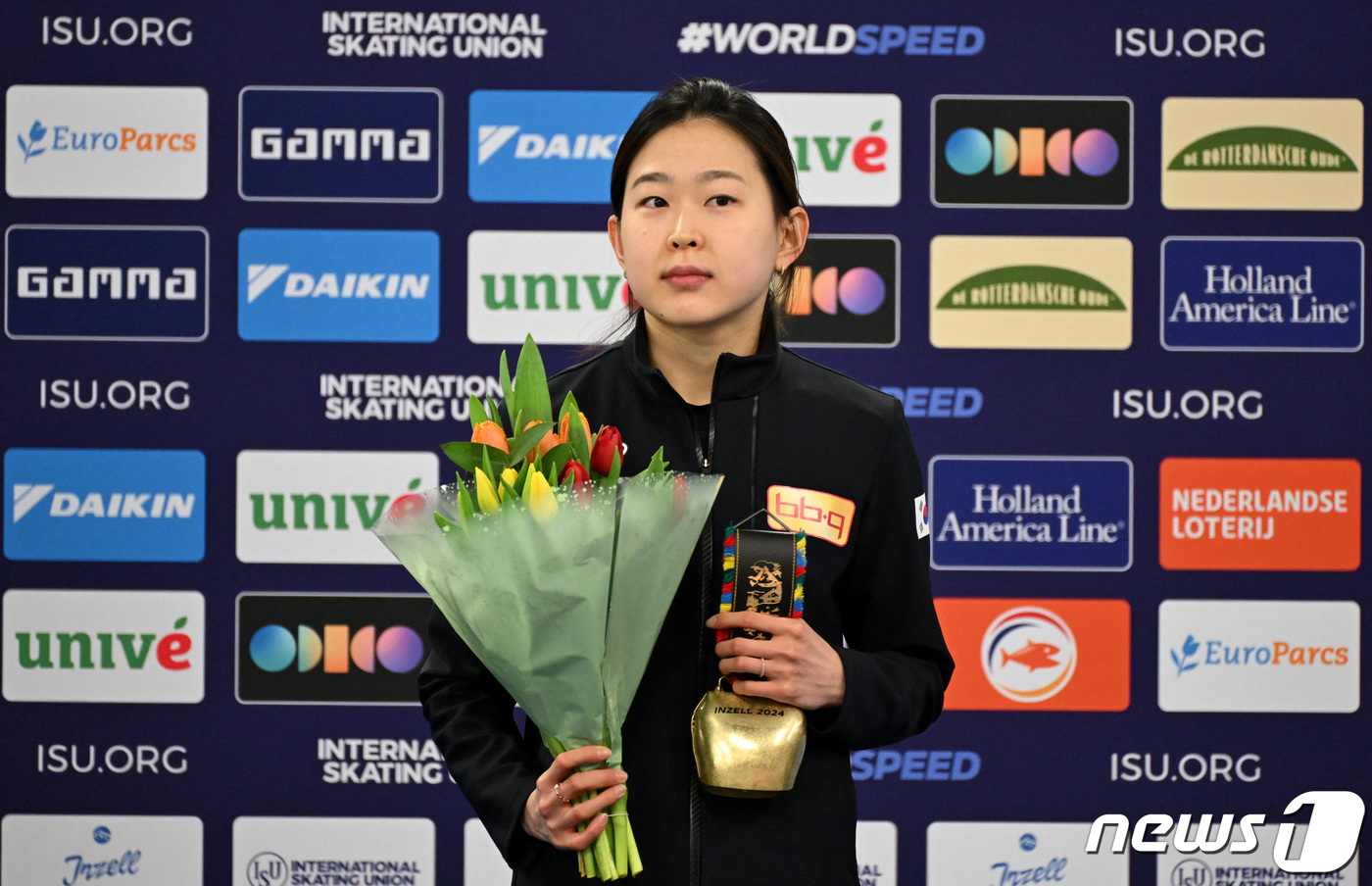 빙속 <b>김민선</b>, 세계<b>스프린트</b>선수권 <b>500m</b> 2차 레이스 2위…시즌 개인 최고 기록