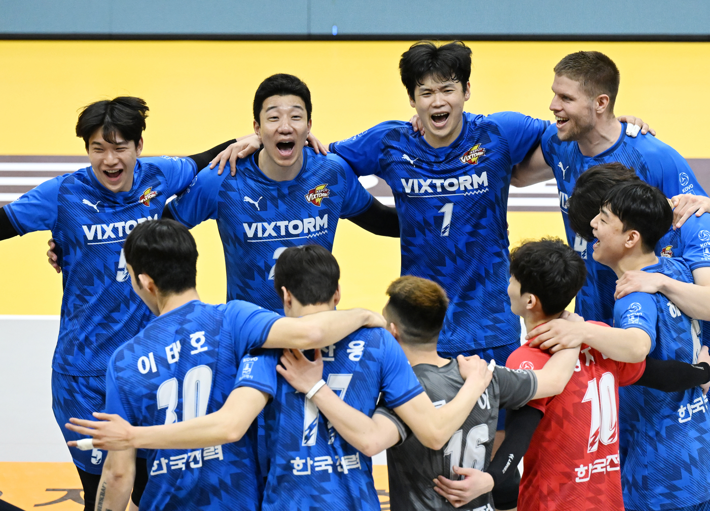 '타이스 24점' <b>한국전력</b>, KB손보 꺾고 <b>리그</b> 5위로 마무리