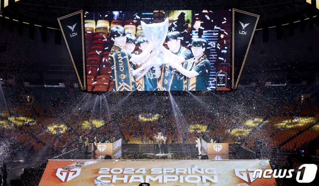14일 오후 서울 송파구 올림픽공원 KSPO돔에서 열린 