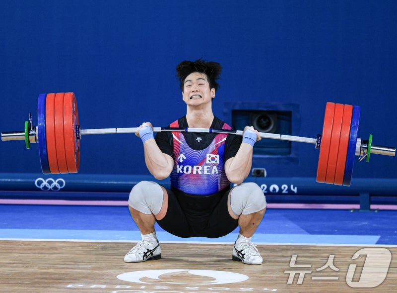 <b>역도 유동주</b>, 男 89급 6위…메달 수확 실패[올림픽]