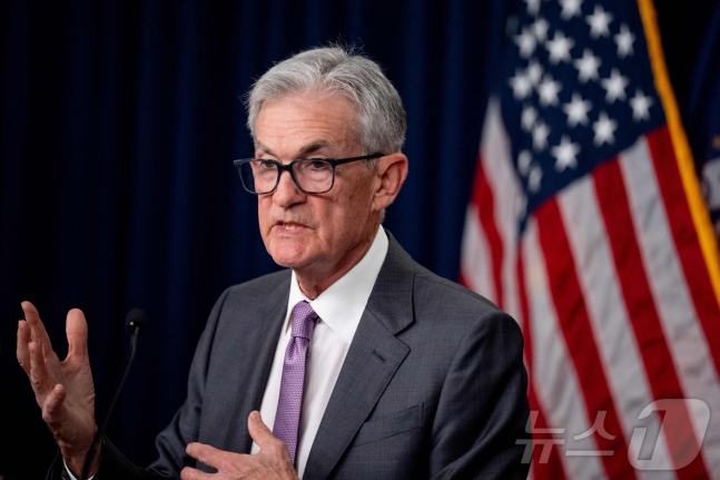 제롬 파월 미국 연방준비제도(Fed·연준) 의장. 2024.08.01 ⓒ AFP=뉴스1 ⓒ News1 우동명 기자