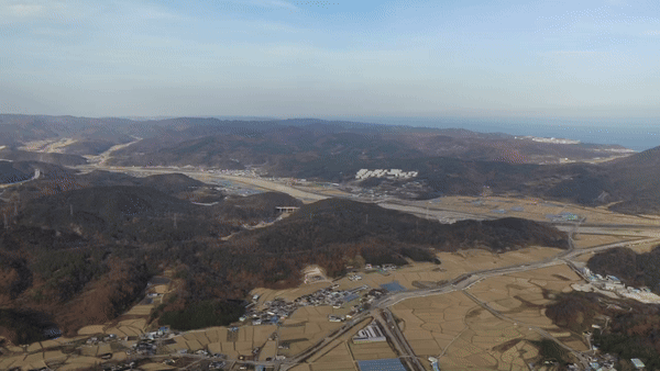 경주 소형모듈원전(SMR) 국가산업단지 후보지.