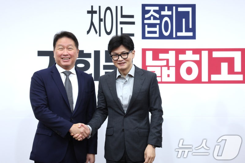 여야 <b>대표</b> 찾은 <b>최태원</b> 대한상의 <b>회장</b> "전략산업 입법 지원 부탁"