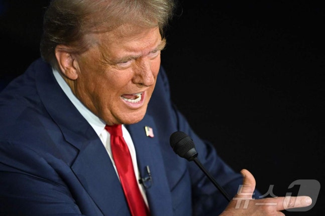Former U.S. President Donald Trump, a Republican presidential candidate, claimed during the first TV debate with Democratic presidential candidate Kamala Harris, Vice President, at the National Constitution Center in Philadelphia, Pennsylvania, on the 10th (local time), that "The Biden administration