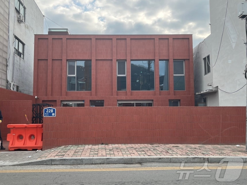 충청남도 예산군에 위치한 지니스 램프 본사 전경.(배지윤 기자)