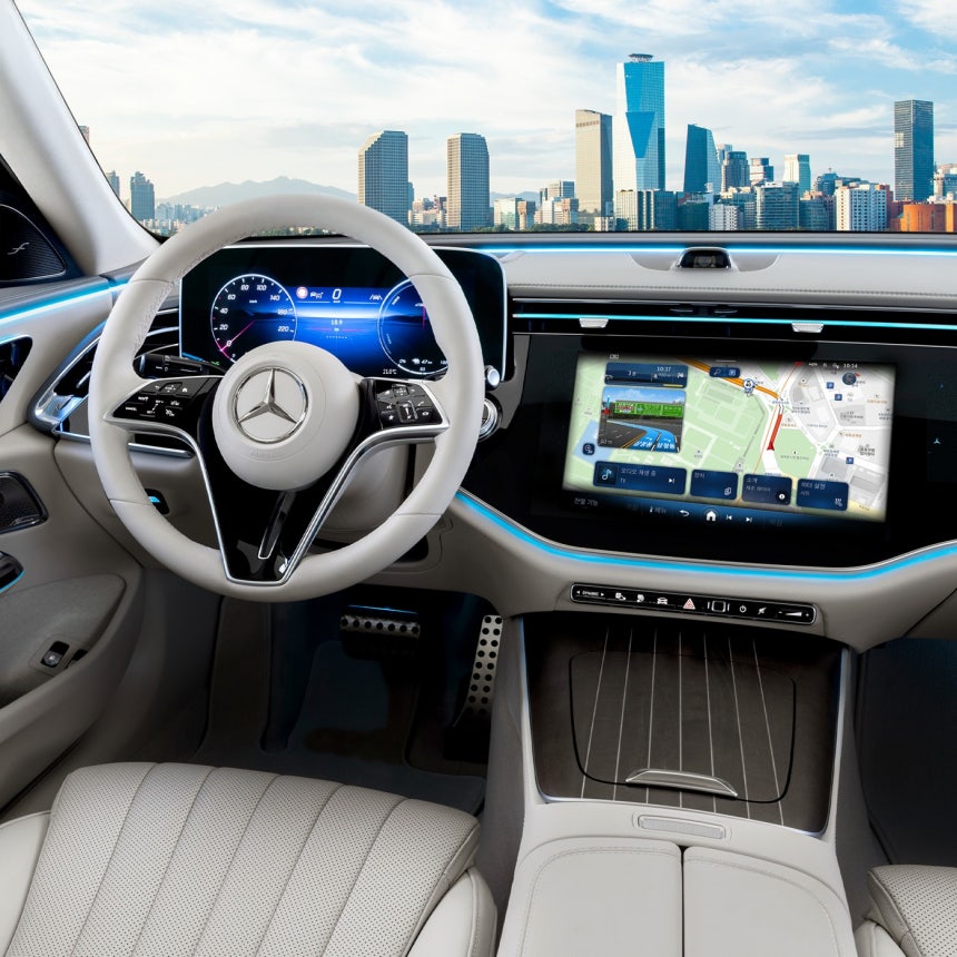 Tmap Mobility announced on the 18th that it will equip major models of Mercedes-Benz with its in-car navigation system 'Tmap Auto'. (Provided by Tmap Mobility) 2024.12.18
