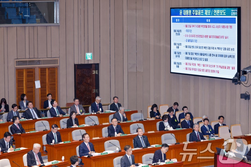 박선원 "尹 <b>골프</b>, 외교용 아닌 '내란용'…특전사 707과 계엄 계획 다지기...