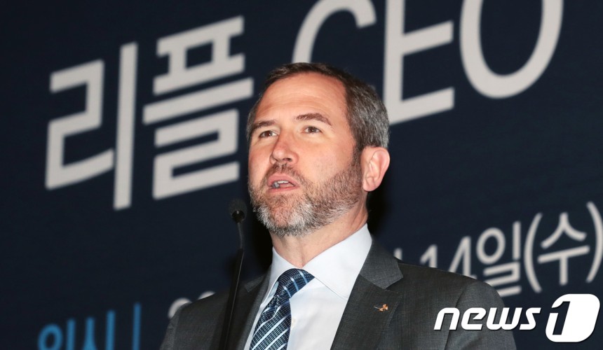 Brad Garlinghouse加密貨幣首席執行官Ripple CEO（CEO）。2018.3.14/News 1ⓒNews1 Hwang Ki -sun