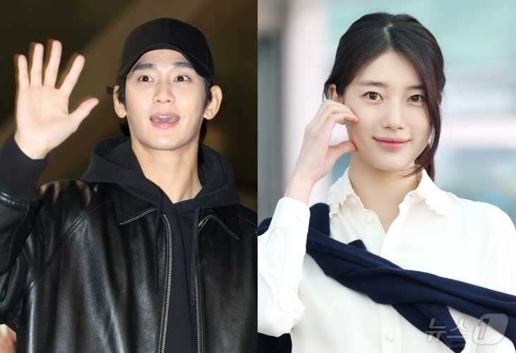 배우 김수현, 수지. ⓒ 뉴스1