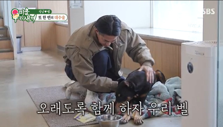 <b>배정남</b>, <b>반려견 벨</b> 악성 종양 1시간 넘는 수술 성공…"사랑해" [RE:TV]
