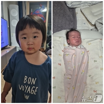 장흥에 거주하는 박제정·김혜숙 씨 부부의 여섯째와 일곱째의 모습.(본인 제공.재판매 및 DB 금지)