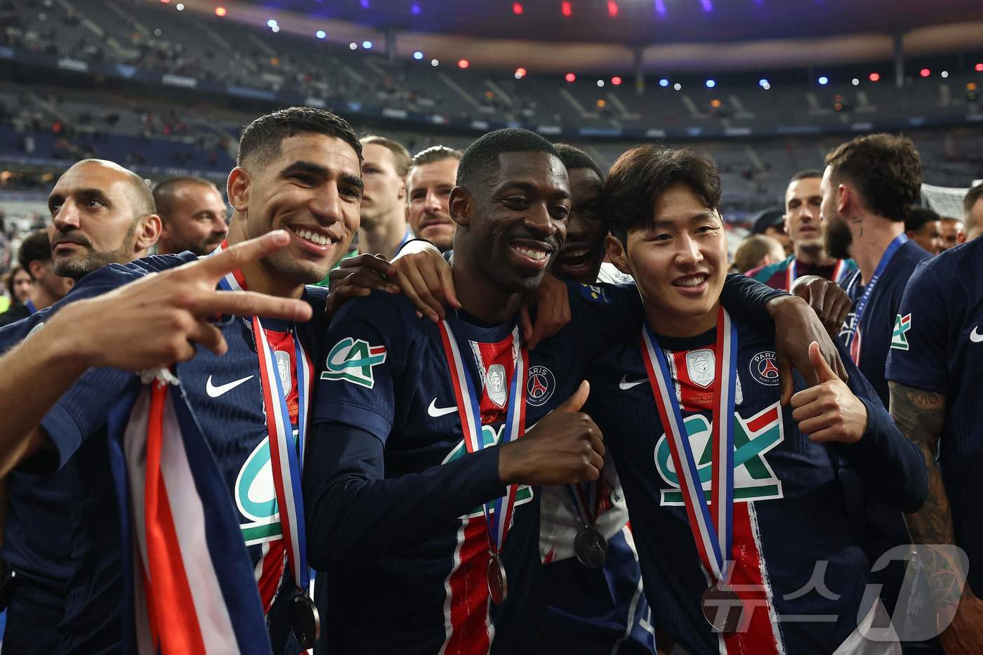 '<b>이강인</b> 결장' PSG, 프랑스컵 2연패…더블 달성, UCL만 남았다