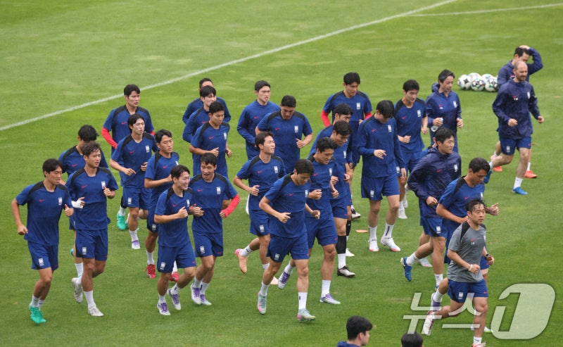 <b>한일전</b> 앞둔 대한민국 대표팀 선수들