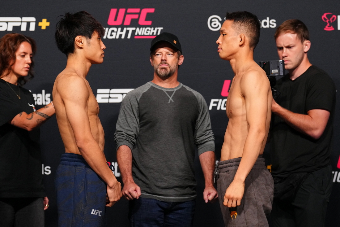 UFC <b>박현성</b>, 메인 이벤트에서 일본 <b>타이라</b>에 2R 서브미션 패