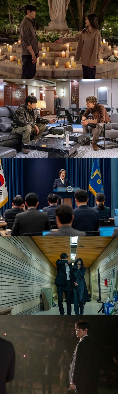 첩보 멜로로 만난 <b>전지현</b>·<b>강동원</b>…'<b>북극성</b>' 운명 케미 담은 첫스틸