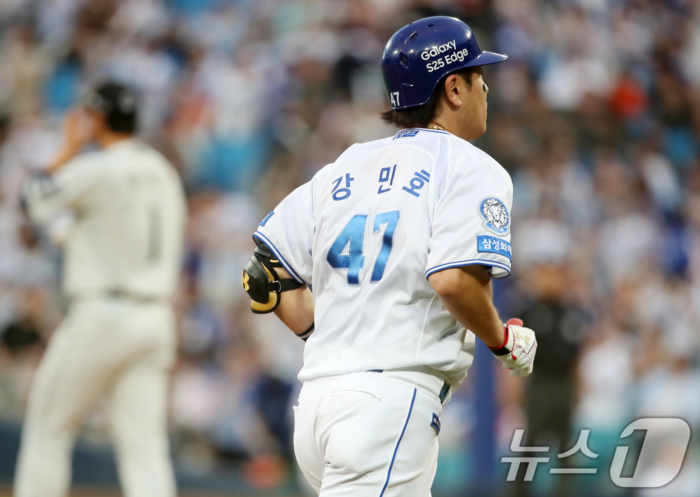 '만 40세 9일' <b>삼성 강민호</b>, 역대 최고령 <b>1000득점</b> 이정표