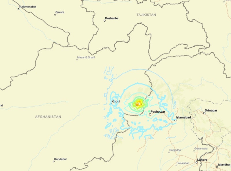 아프가니스탄 남동부 규모 6.0 지진…9명 사망 25명 부상