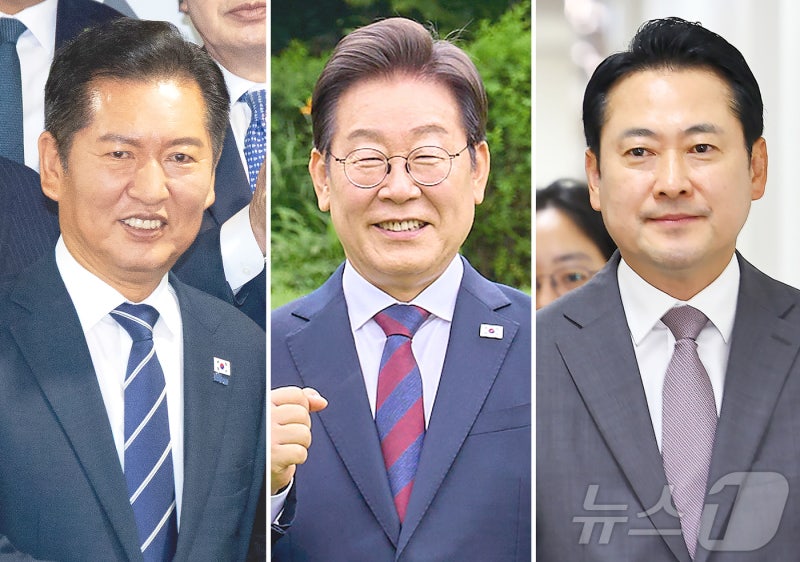 李대통령 오찬 회동 '<b>협치</b> 악수'…"내란 사과" "재의요구" 긴장감(종합)