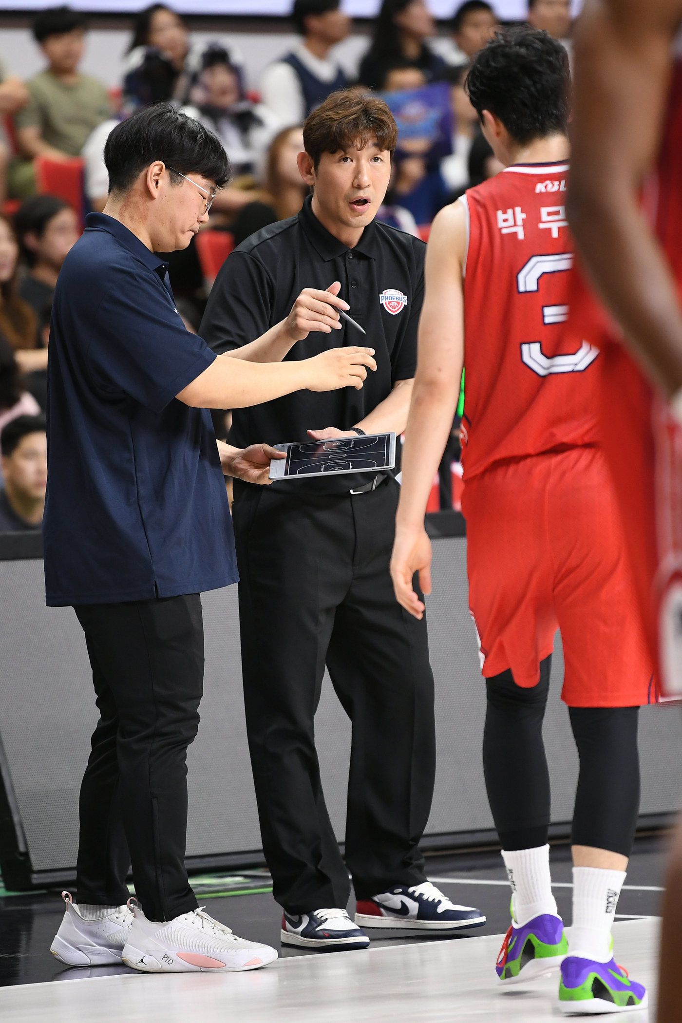 '<b>양동근</b>호' <b>현대모비스</b>, 시범경기 첫 판서 '드림팀' KCC 대파(종합)