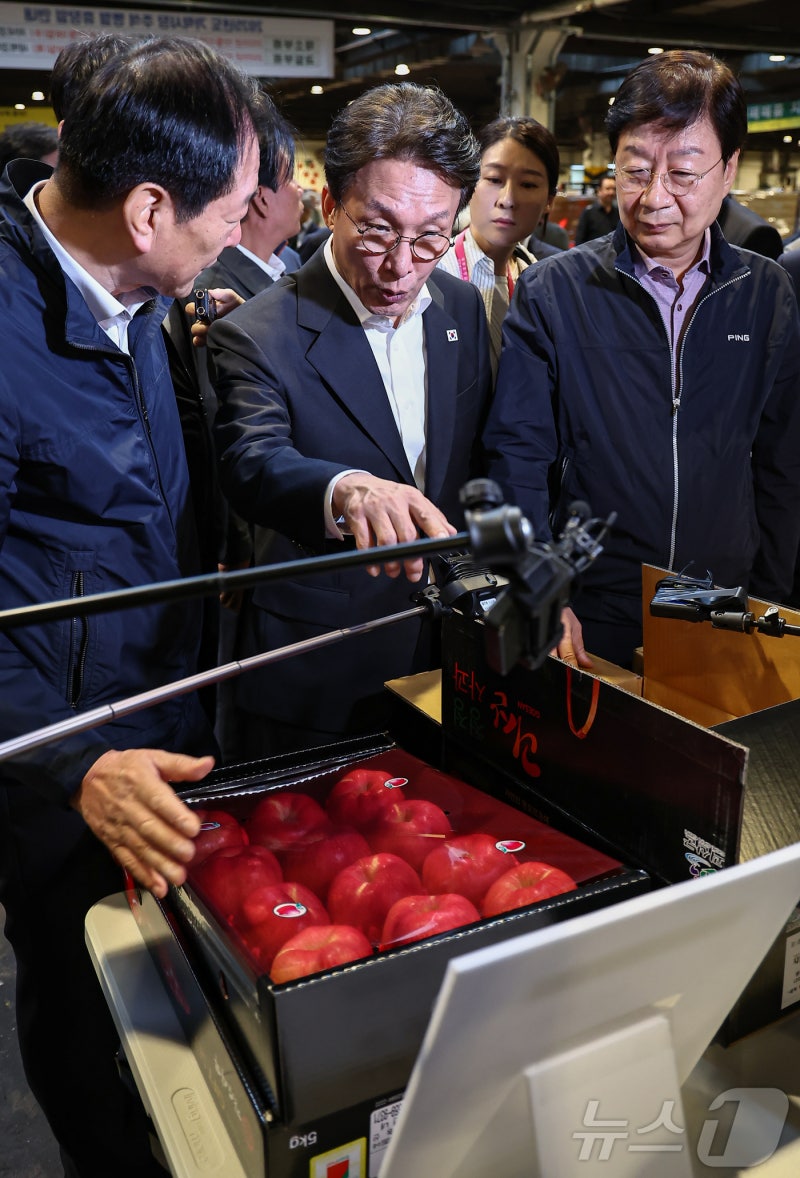 <b>김민석 총리</b>, 추석 맞이 <b>물가점검</b>