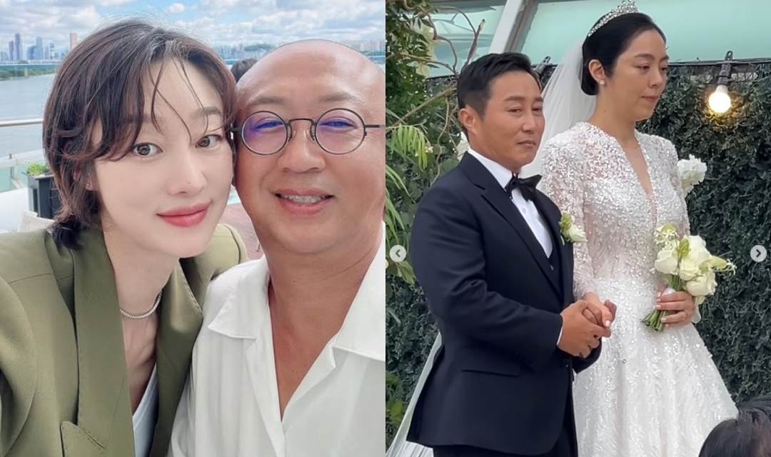 "행복 영원히 응원" <b>최여진</b>, <b>김병만</b> 부부 <b>결혼식</b> 공개…선남선녀