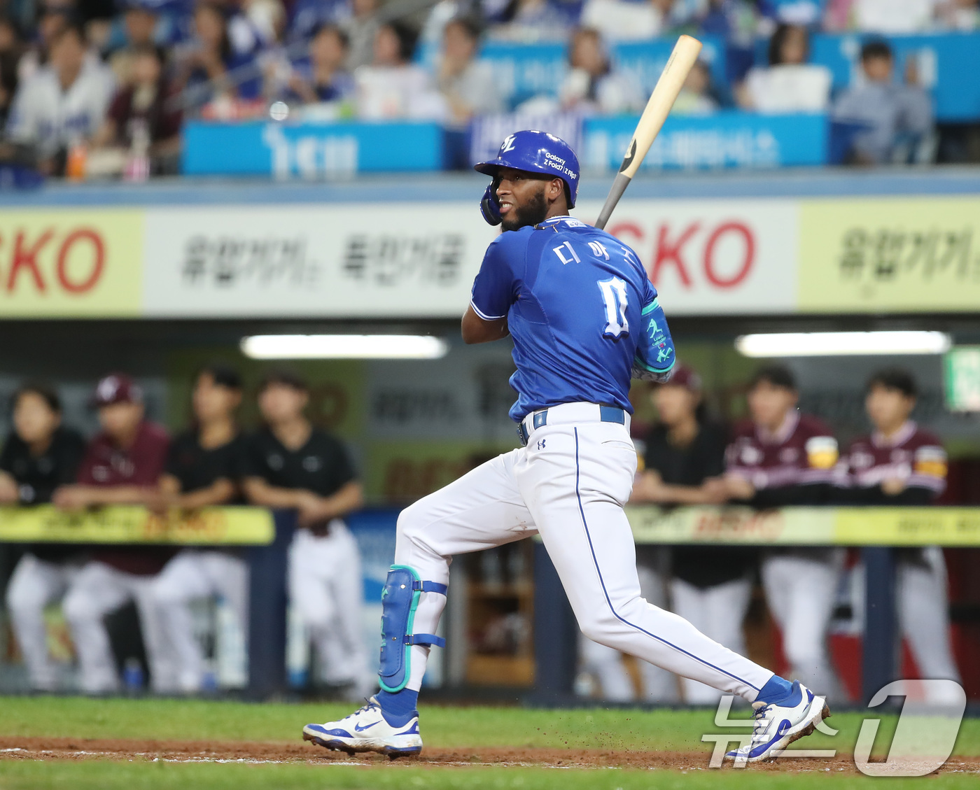 삼성 <b>디아즈</b>, 박병호 넘어 단일 시즌 최다 '147타점' <b>신기록</b>
