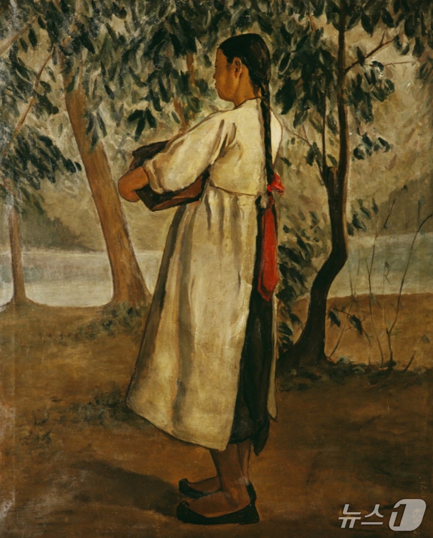 심형구의 '수변' (한국은행 홈페이지 캡쳐)/뉴스1 ⓒ News1