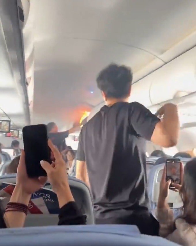 인천행 중국국제항공 <b>여객기</b>, <b>배터리 화재</b>로 상하이 비상착륙