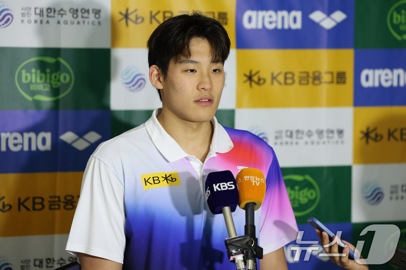 수영 <b>김영범</b>, 남자 자유형 100m 한국新…<b>황선우</b> 기록 4년 만에 경신