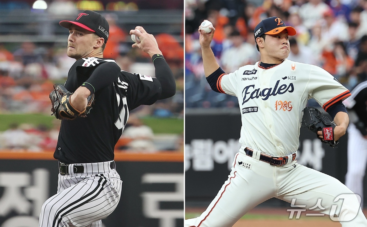 <b>LG</b> 톨허스트 vs <b>한화</b> 문동주, <b>한국시리즈</b> 1차전 선발 맞대결