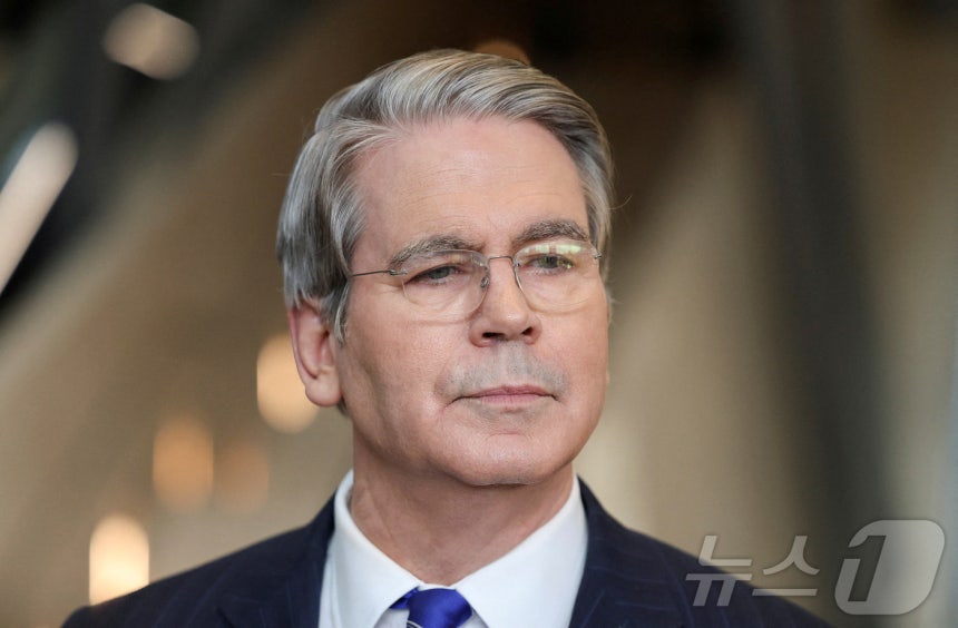 스콧 베선트 미국 재무부 장관 ⓒ 로이터=뉴스1 ⓒ News1 류정민 특파원