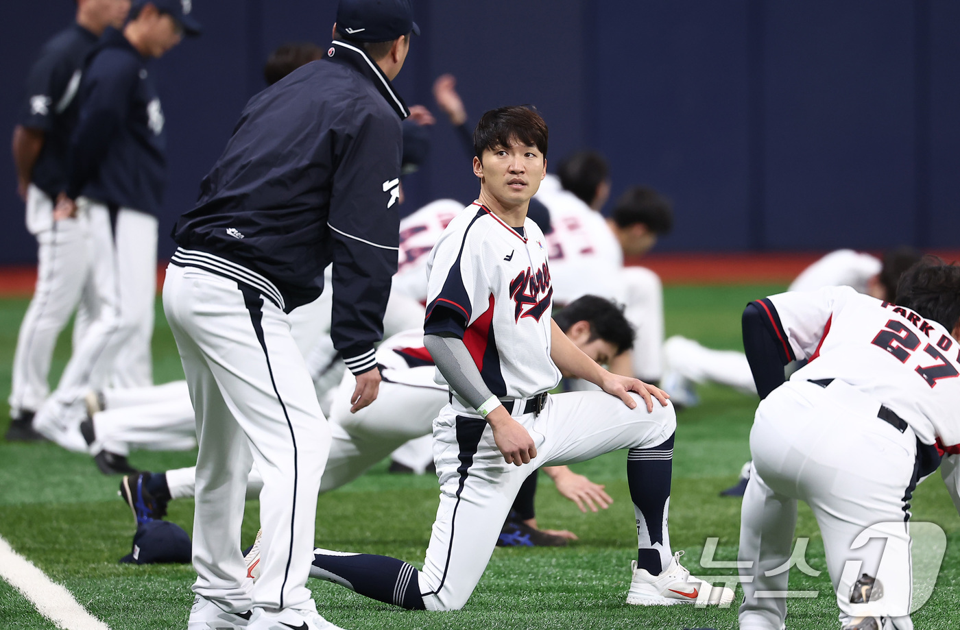 <b>김서현</b> 다독인 대표팀 주장 박해민 "지나간 일, 앞만 보고 가자"