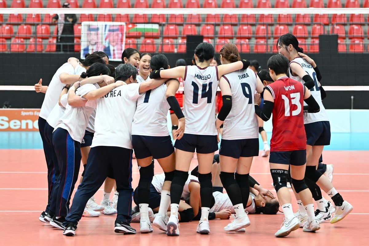 U16 여자 배구, 대만 꺾고 아시아선수권 우승…<b>손서연 MVP</b>