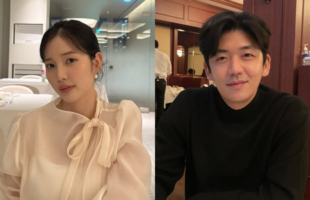 에이프릴 출신 <b>윤채경</b>, '돌싱' <b>이용대</b>와 <b>열애설</b>…"사생활 확인 불가"