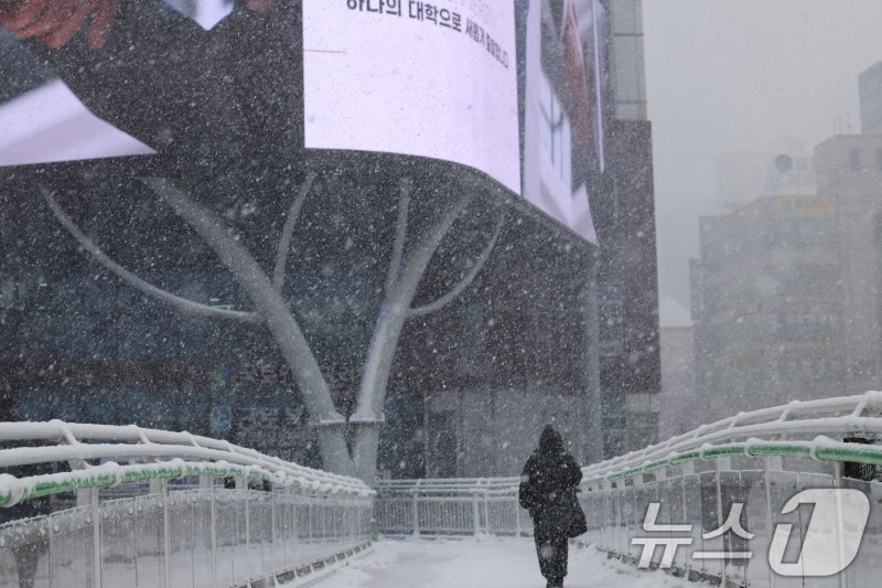 수도권 <b>대설특보</b>, 최대 8 첫눈 펑펑…내일 '설설 출근길' 비상 (종합)