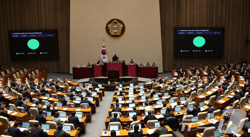 與 <b>사법</b>개혁 속도전, 野 필버 대응…연말 정국 '입법 전쟁'