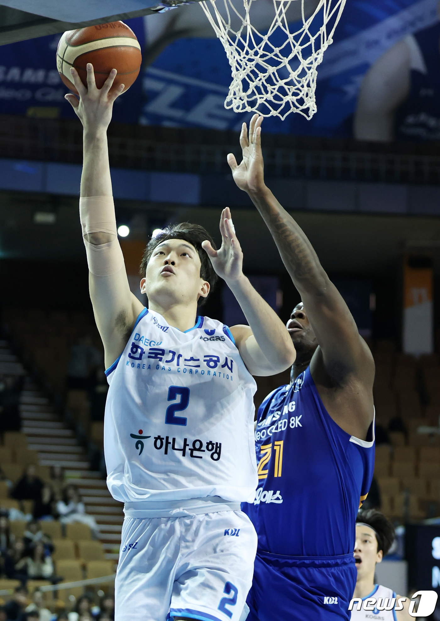 프로농구 <b>한국가스공사</b>, 서울 삼성에 80-76 <b>역전승</b>