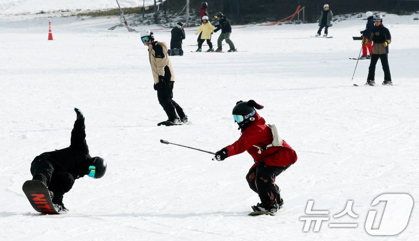 강원 평창군 모나용평리조트 스키장 자료 사진. ⓒ News1
