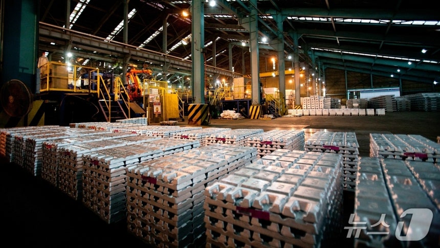 고려아연 온산제련소 내부(고려아연 제공)