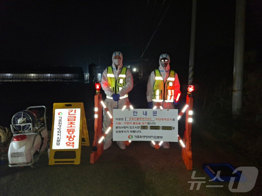 22일 전남 나주에서 고병원성 조류인플루엔자(AI)가 발생하면서 방역당국이 인근 가금농장에 대한 관리 강화와 추가 확산 차단에 나섰다.(나주시 제공,<a href=